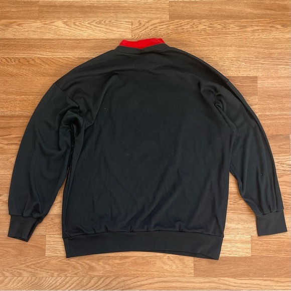 VINTAGE Grandma Floral Roses Graphic Sweatshirt Crewneck Pullover 90s Sz Large - Picture 7 of 7